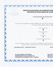 Certificado de Registro
